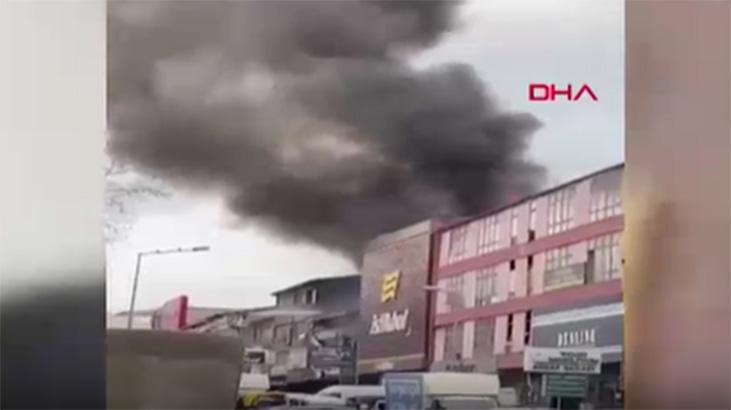 Başkentte 2 katlı mobilya dükkanında yangın! Çok sayıda takım sevk edildi