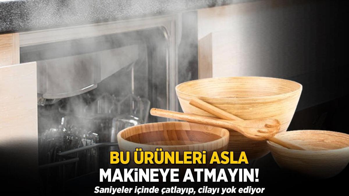 Bu eserleri asla makineye atmayın! Saniyeler içinde çatlayıp, cilayı yok ediyor