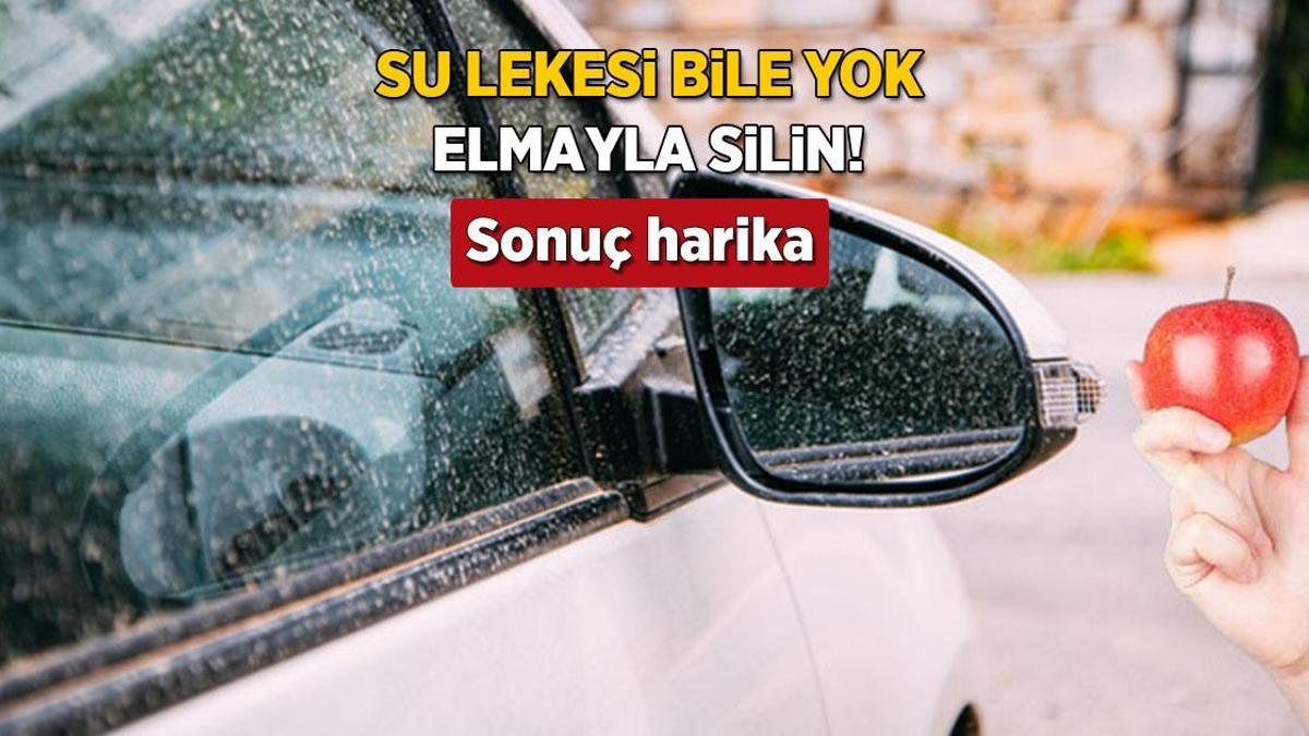 Dikiz aynasındaki su lekesine elma sürün! Deneyen şad, sonuç inanılmaz