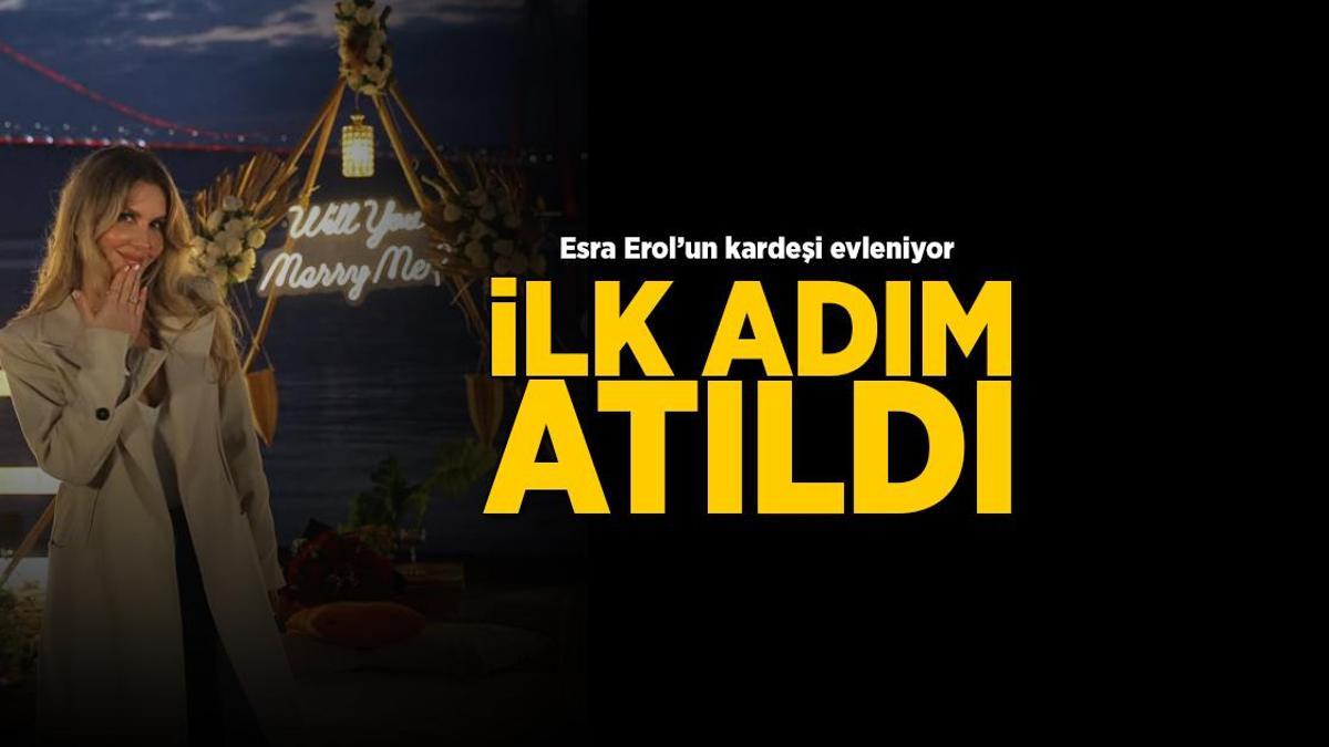 Esra Erol’un kardeşi Eda Erol evlilik yolunda birinci adımı attı! ‘Milyon kere evet’