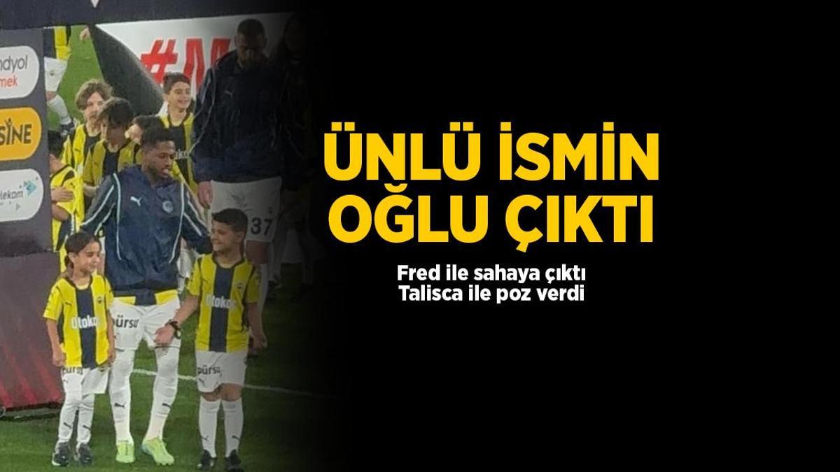 Fred ile alana geldi, Talisca ile poz verdi! Ünlü ismin oğlu olduğu ortaya çıktı