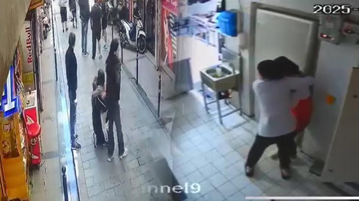 İstanbul’da sarsıntıdan yeni imajlar: Bayılan müşterisini kurtardı