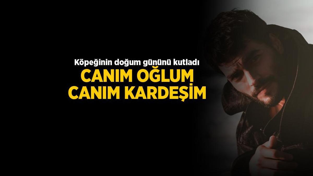 Akın Akınözü köpeğinin doğum gününü kutladı! ‘Bir boşluğa dokundun sen’