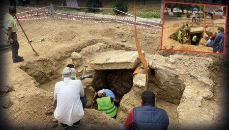 Aydın’da ‘oda mezar’! Yol yenileme çalışmasında ortaya çıktı