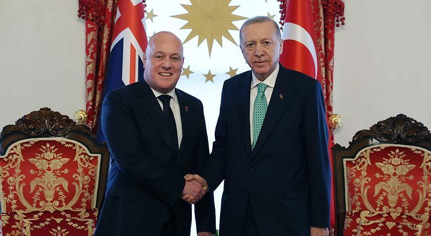 Cumhurbaşkanı Erdoğan, Yeni Zelanda Başbakanı’nı kabul etti! İşte masadaki hususlar…