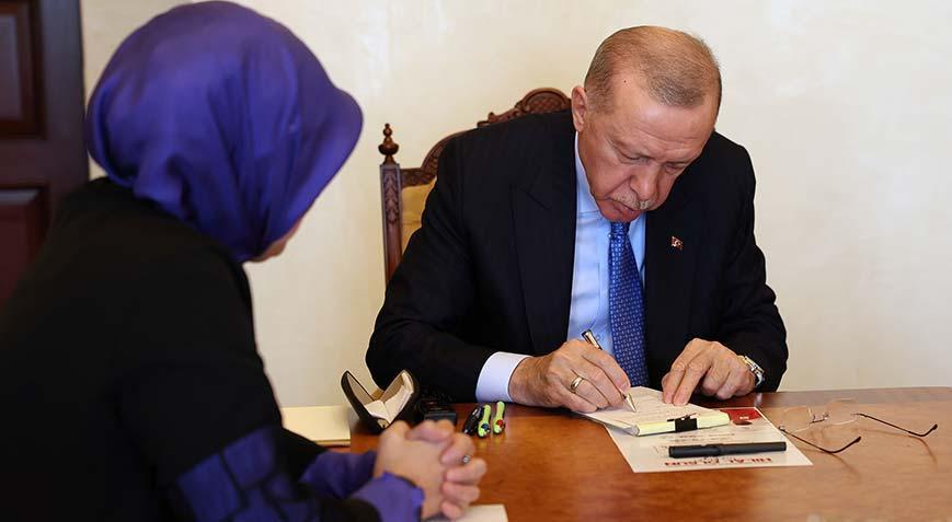 Cumhurbaşkanı Erdoğan’dan Türk Kızılay’ına kurban bağışı