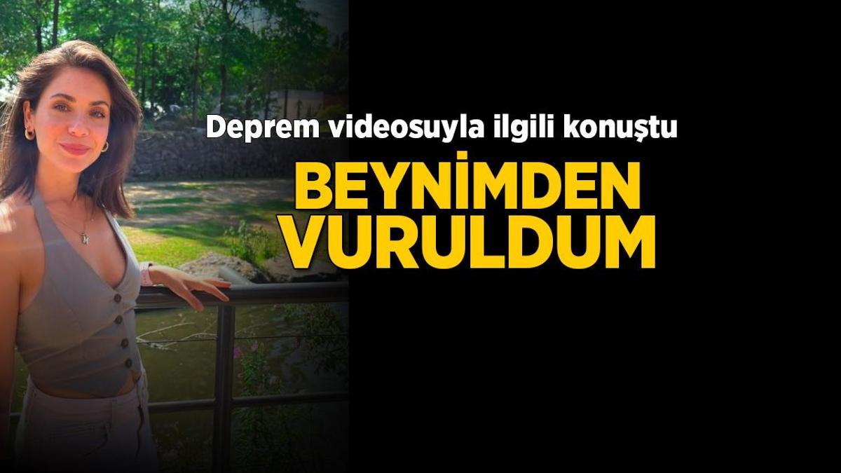 Fulya Zenginer sarsıntı görüntüsüyle ilgili açıklama yaptı! O gün yaşadıklarını anlattı