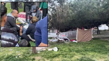 Sarsıntı nedeniyle parkta kalan eşi ve baldızına kurşun yağdırdı