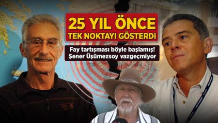 Üşümezsoy vazgeçmiyor! Fay tartışmasının doğuşu: 25 yıl evvel tek noktayı gösterdi