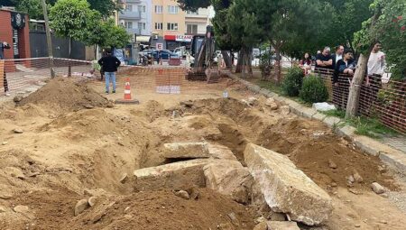 Yol çalışması sırasında bulundu! İnsan kemikleri Roma periyoduna ilişkin çıktı