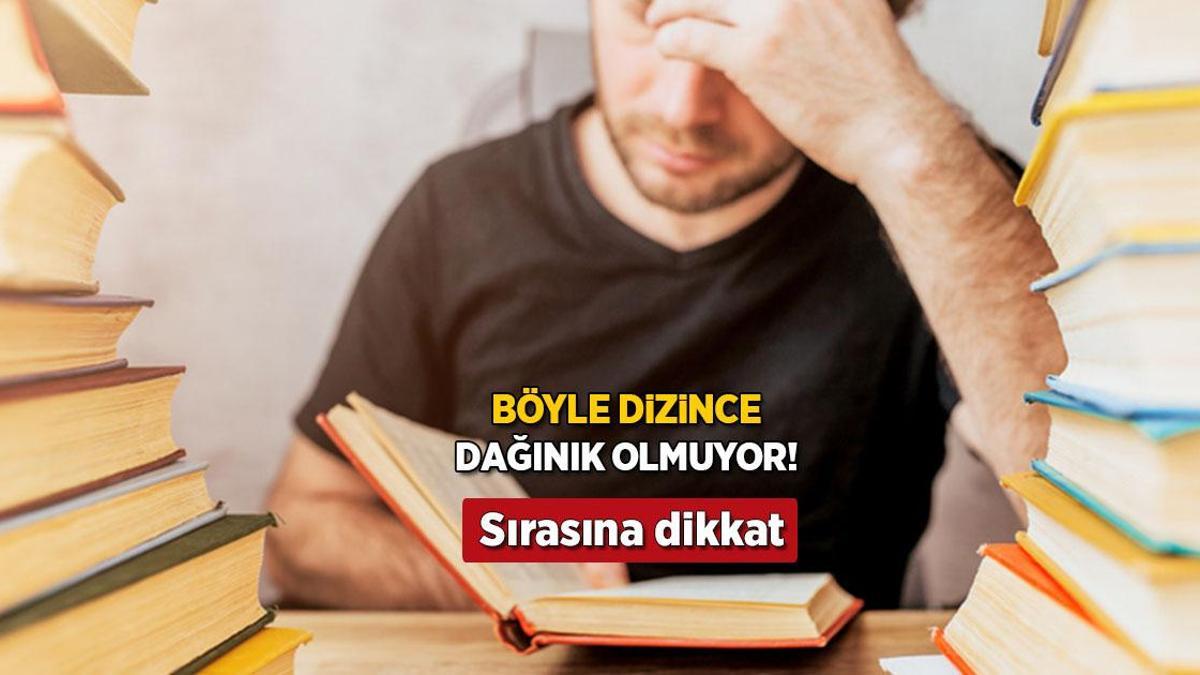 Bu türlü dizince dağınıklık kalmıyor! Kitaplar şipşak bulunacak, sistemi kolay