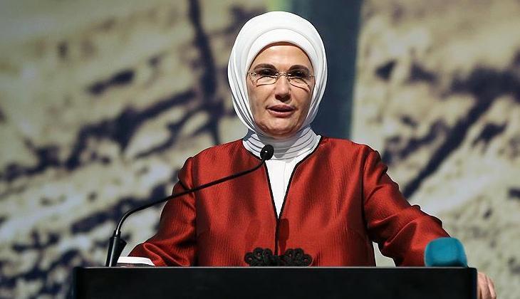 Emine Erdoğan, Şeyha Fatima Bint Mubarak ile İstanbul’da bir ortaya geldi