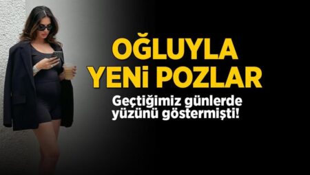 Geçtiğimiz günlerde yüzünü göstermişti! Melisa Aslı Pamuk’tan oğluyla yeni pozlar