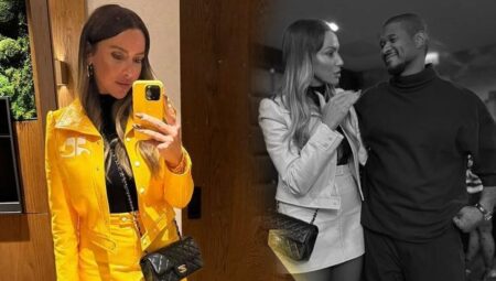 Hadise’den olay paylaşım! Dünyaca ünlü sanatçı Usher’ın kulisinde poz verdi