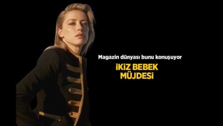 İkiz bebek müjdesi! Amber Heard isimlerini birinci defa paylaştı