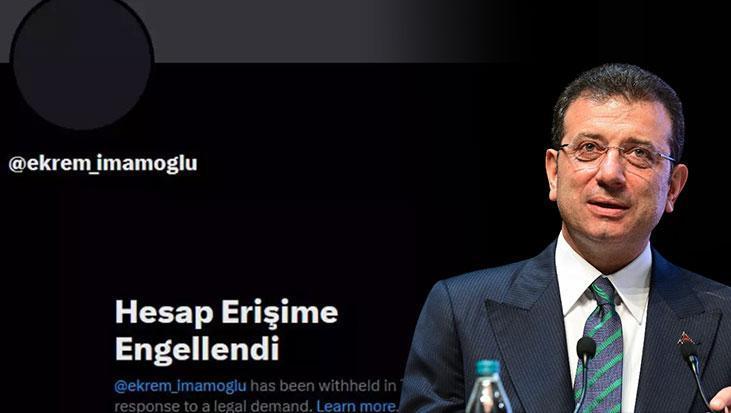 Son dakika: Ekrem İmamoğlu’nun X hesabı kapatıldı! Yeni açıklama geldi
