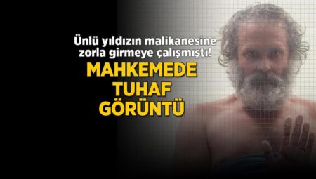 Ünlü yıldızın malikanesine zorla girmeye çalışmıştı! Mahkemede tuhaf manzara
