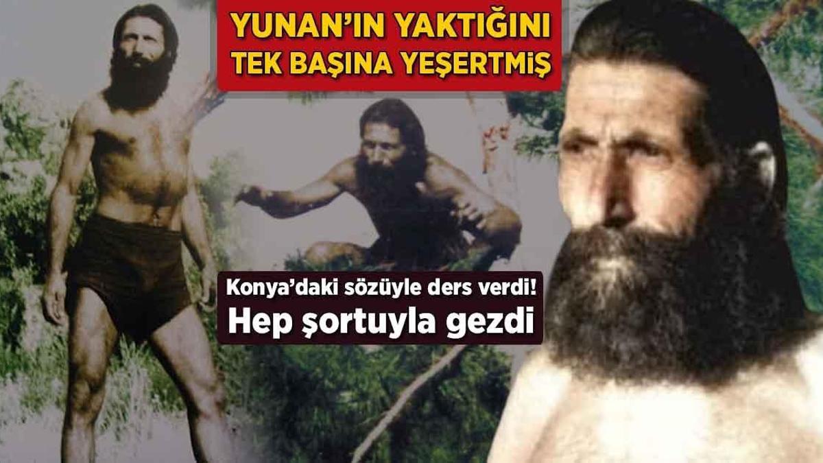 Yunan’ın yaktığını tek tek yeşertmiş! Konya’daki kelamı ders verdi, daima şortuyla gezdi