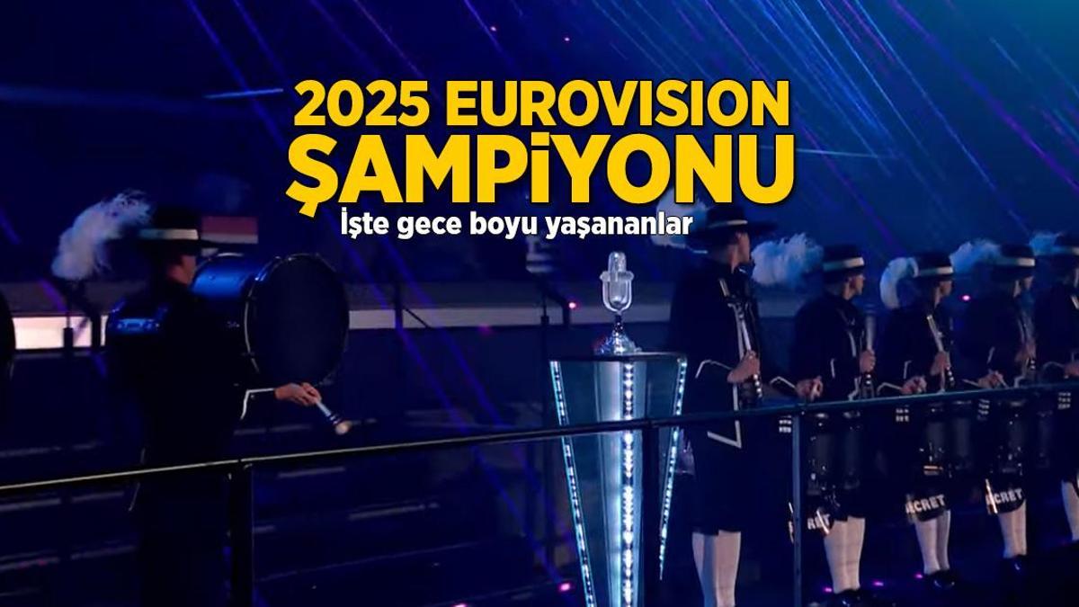 2025 Eurovision müzik müsabakası kazananı aşikâr oluyor