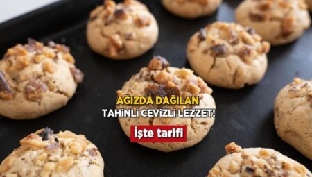 Bir yiyen bir tepsi istiyor! Kıyır kıyır cevizli tahinli kurabiye, tadı çok diğer