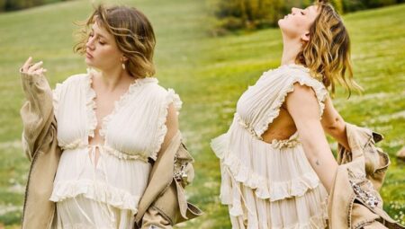 Birinci defa anne olmak için gün sayıyor! Gizem Karaca’dan yeni hamilelik pozları