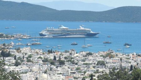 Bodrum’da kruvaziyer bereketi! 11 kruvaziyer ile 20 bin turist geldi