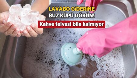 Buz küpüyle sarfiyat açmak çok basit! Yağdan kahve telvesine her şeyi eritiyor
