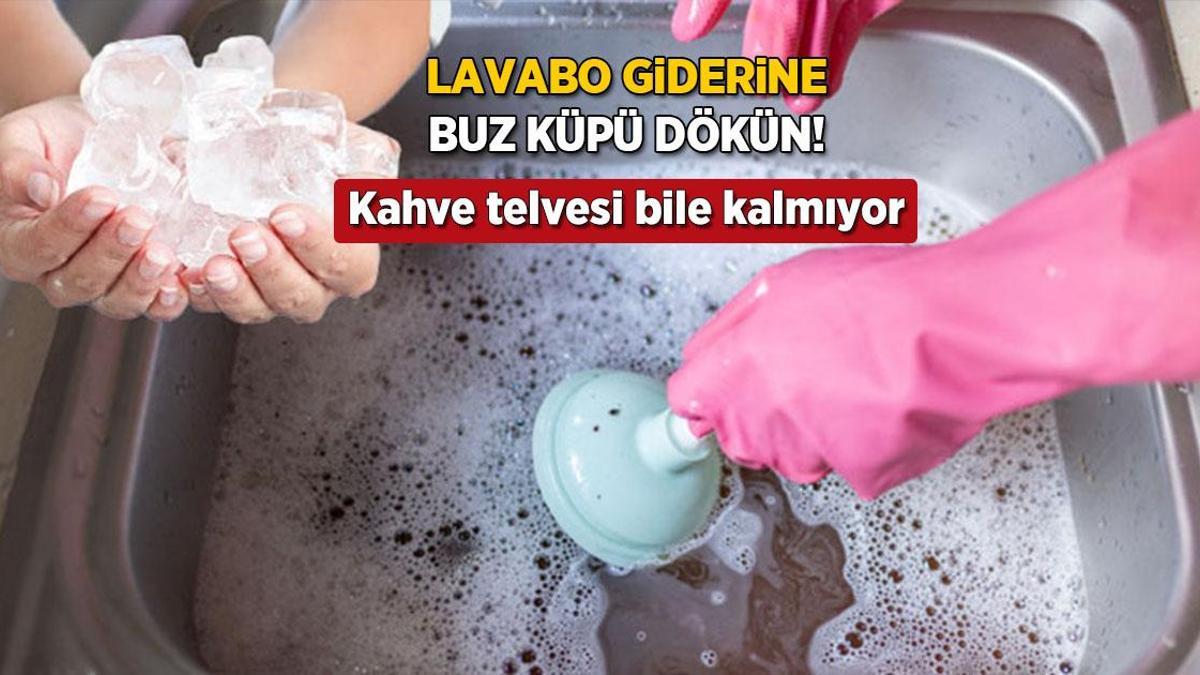 Buz küpüyle sarfiyat açmak çok basit! Yağdan kahve telvesine her şeyi eritiyor