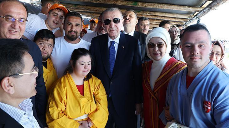 Cumhurbaşkanı Erdoğan, 7. Etnospor Kültür Şenliği’ni ziyaret etti