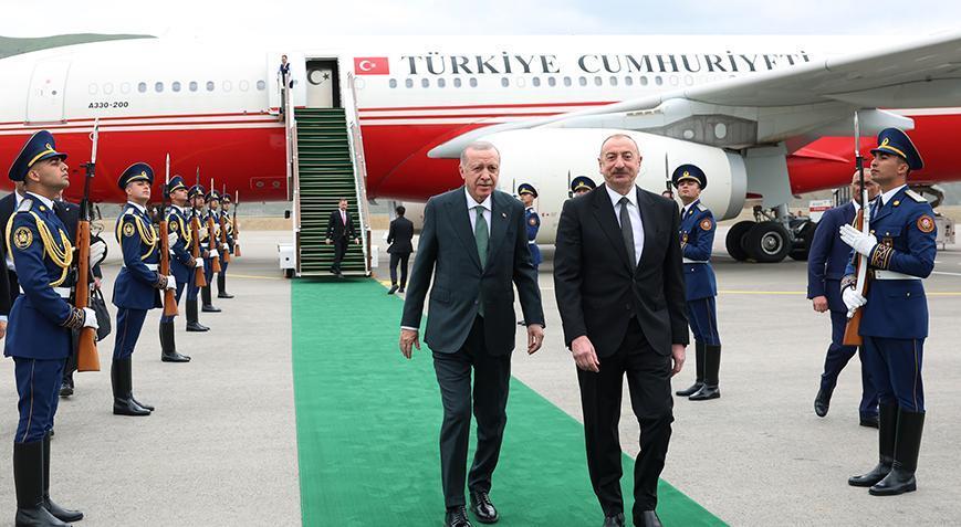 Cumhurbaşkanı Erdoğan’ın Azerbaycan ziyareti sona erdi