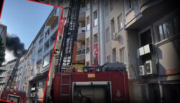 Eyüpsultan’ta bina yangını! Gruplar müdahale ediyor