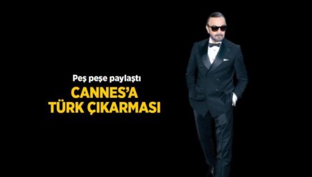 Kerem Alışık’ın gurur günü! Baba oğul Cannes’da poz verdi