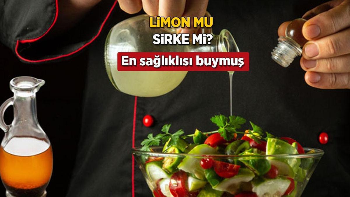 Limon mu, sirke mi? Salata için hakikat asidi seçin, kilo vermek isteyenler için birebir