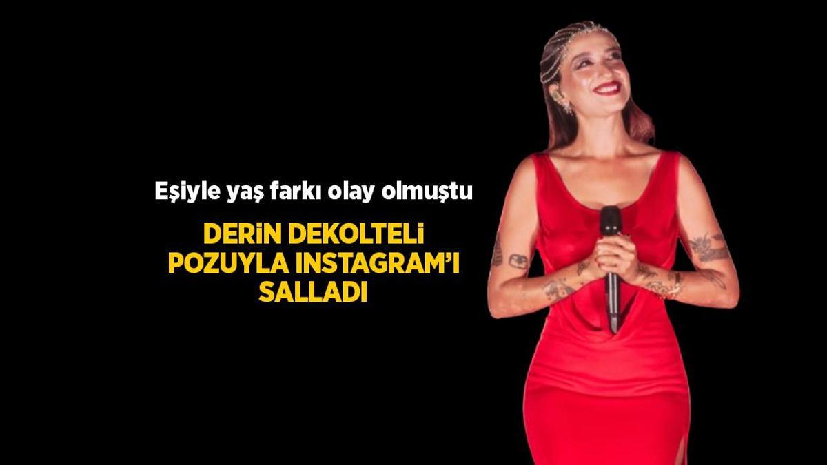 O Ses Türkiye heyeti Melike Şahin derin dekolteli kırmızı elbisesiyle göz kamaştırdı