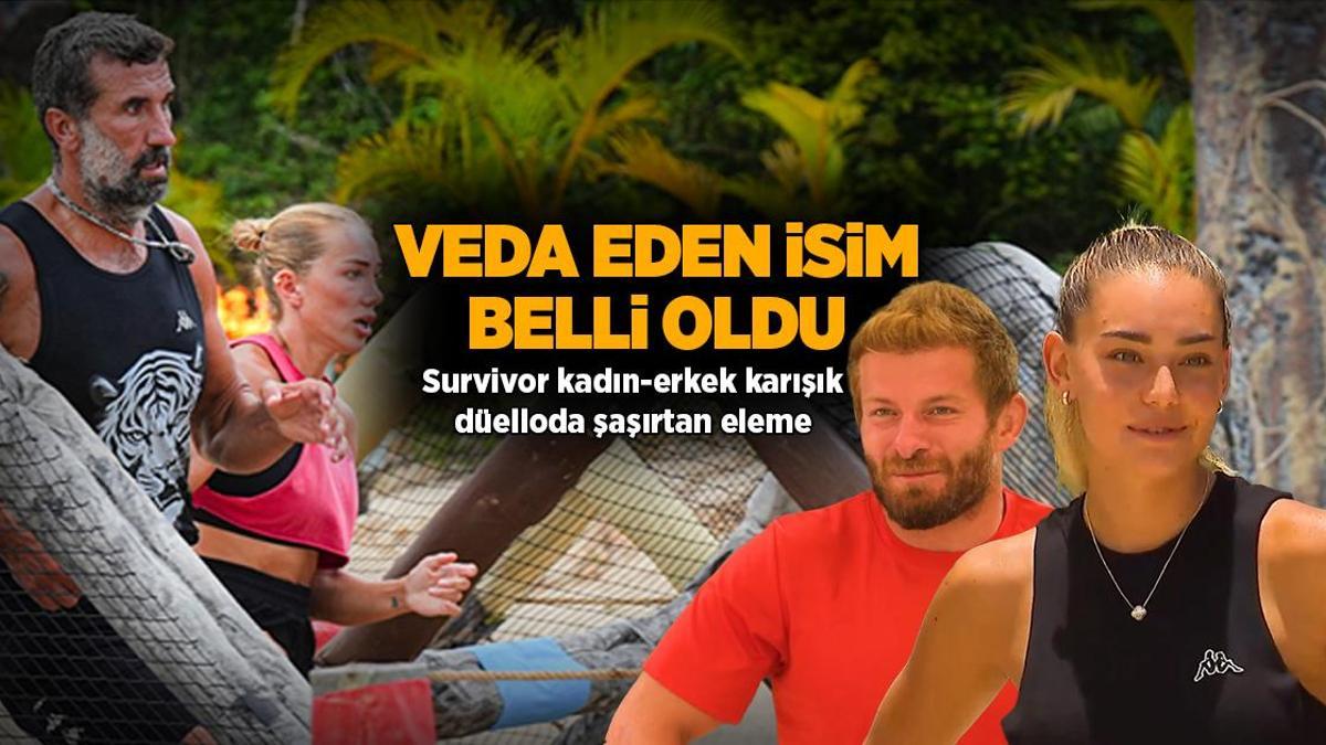 Survivor’a veda eden isim muhakkak oldu! Kadın-erkek karışık düelloda şaşırtan eleme