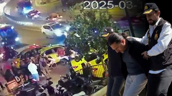 Trafik hengamesine tabibin yumruk attığı taksici öldü! Olay güvenlik kamerasında