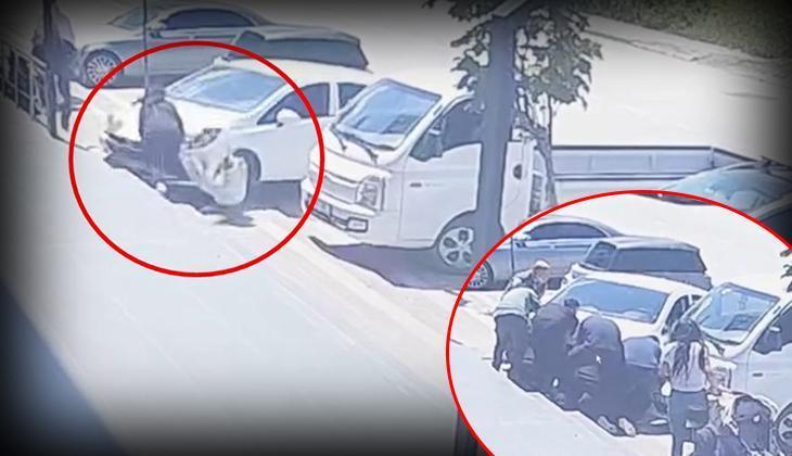 Yalova’da müthiş olay! Fren yerine gaza bastı genç kıza dehşeti yaşattı